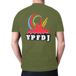 Back view of Eritrean patriot mesh t shirt for men