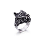 Black Gold Wolf Ring - Natna Shop