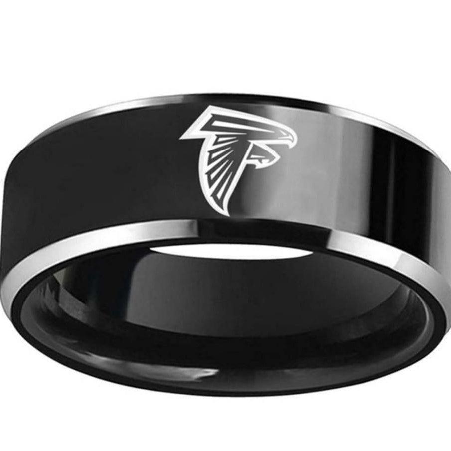 Black sign Ring 316L Stainless Steel Men Ring - Natna Shop