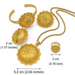 ናትና ሽልማት  Chain+Earring+Ring+Necklace  Set - Natna Shop