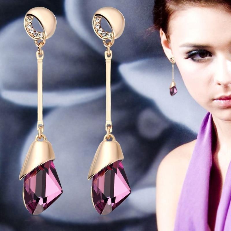 Classic Elegant Long Earrings - Natna Shop