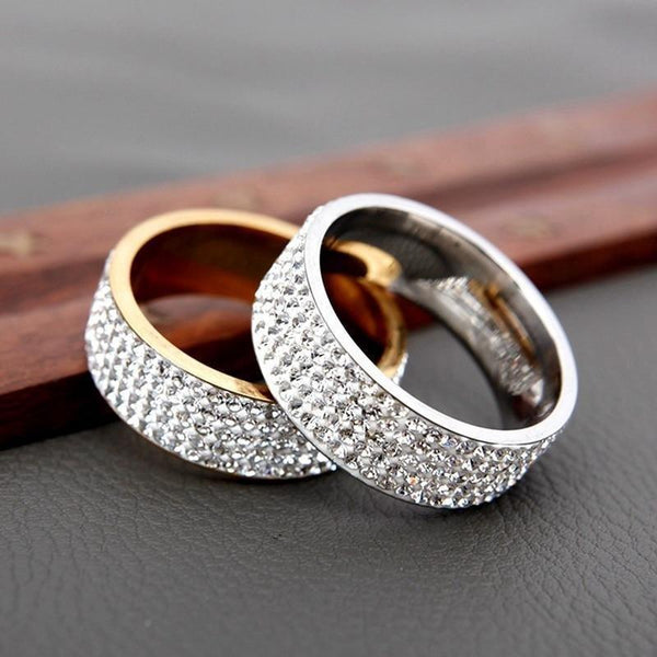 Clear Crystal Rings