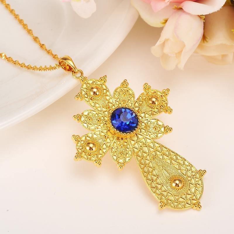Big Cross Pendant Necklaces - Natna Shop