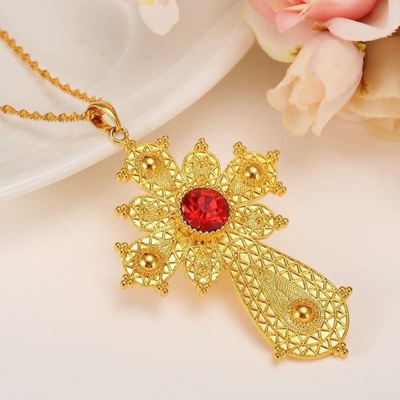 Big Cross Pendant Necklaces - Natna Shop