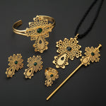 ወርቂ Eritrean Ethiopian 24k Gold Color Dubai Bridal Wedding Sets - Natna Shop