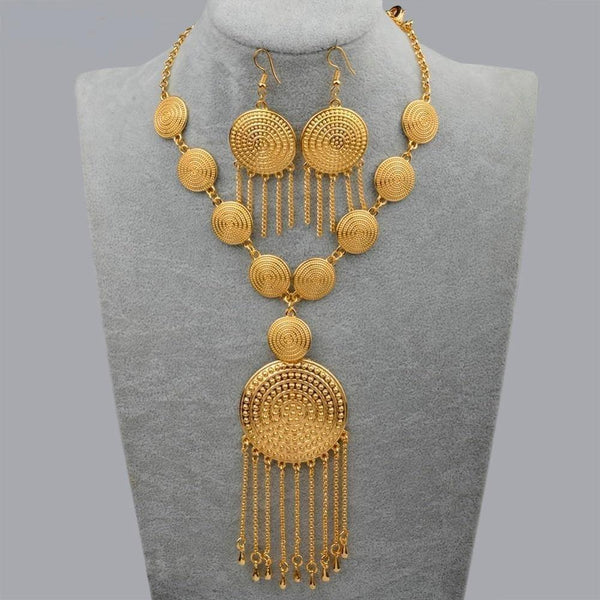 Habesha Gold Plated Jewellery Set