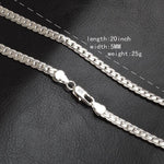 Necklace Chain 925 Sterling Silver  Men - Natna Shop
