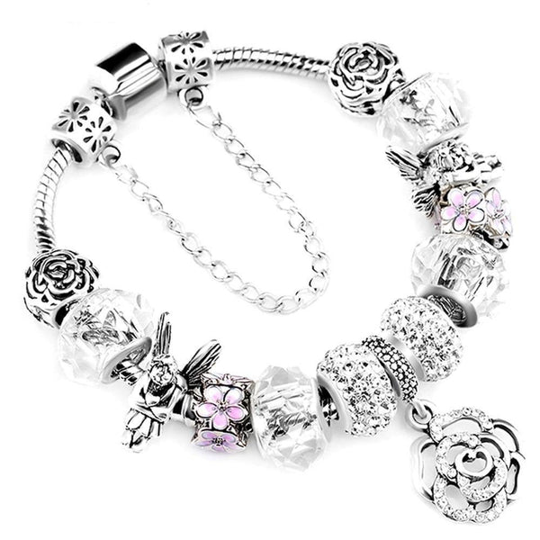Silver Charms Bracelet