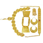 Sergo Bilen Bridal Jewelry Set | 5pcs Women’s Classic Gold & Silver Set 1