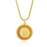 Traditional Nfho Ethiopian Bridal  Jewelry Sets Big Gold Color  hair jewelry Full set African jewelry for Eritrean - Natna Shop