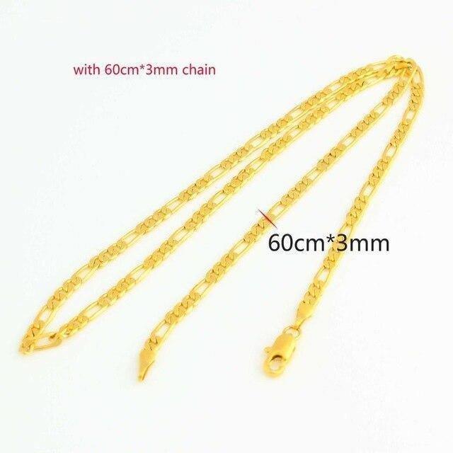 Gold Color Jewelry Set African Wedding Round Pendant/Earring/Ring/Necklace Eritrean/Arabic Gifts - Natna Shop