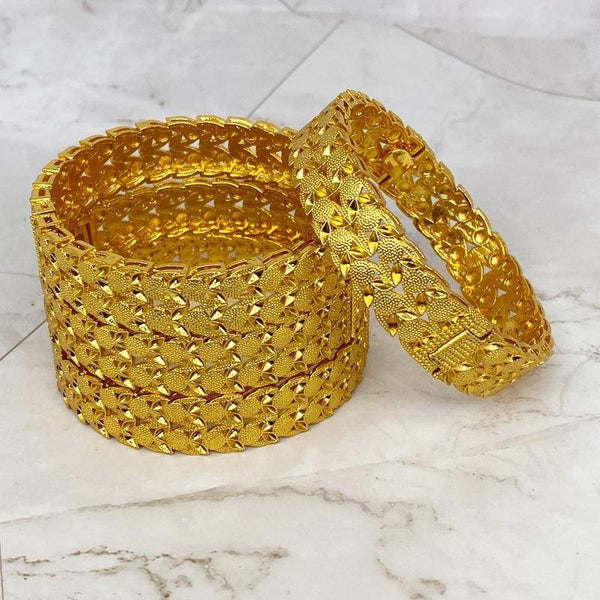 Women‘s Gold Plated Bracelets Set