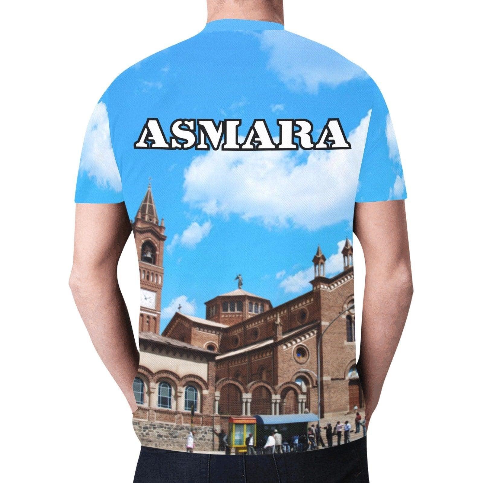 Asmara cathedral Mens men T-Shirt Sky Print - Natna Shop